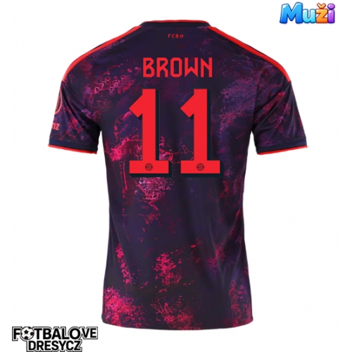 Bayern Munich Nathaniel Brown #11 Alternativní Dres 2026-27 Krátký Rukáv Bayern Munich Nathaniel Brown #11 Alternativní Dres 2026-27 Krátký Rukáv